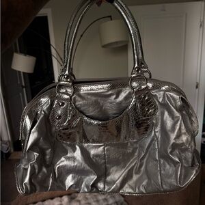Silver Women's Handbag